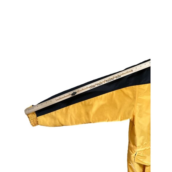 Carhartt Mens Jacket Yellow Black VTG Rollaway Hood Mesh Lining Outdoor Hiking - Picture 7 of 8